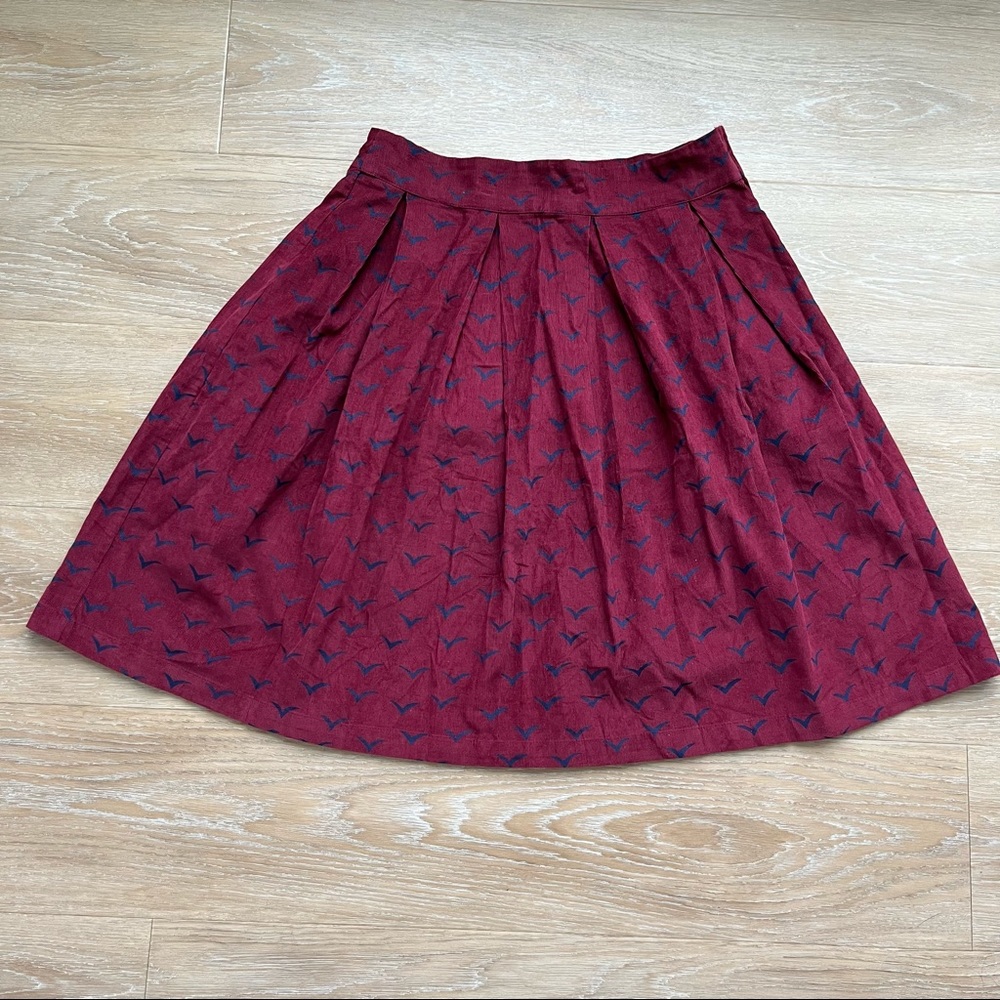 NWT Circus burgundy corduroy skirt